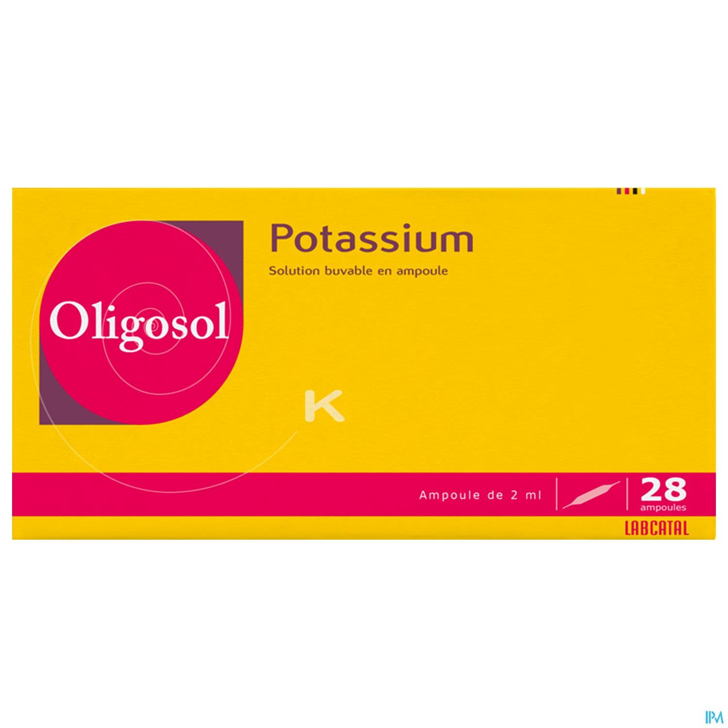Oligosol Potassium Solution Buvable Ampoule 2ml 28