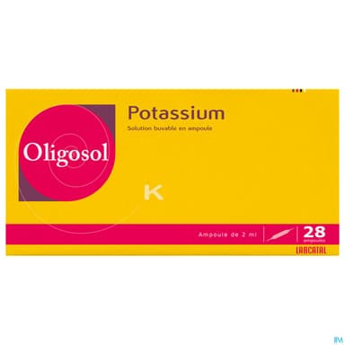 Oligosol Potassium Solution Buvable Ampoule 2ml 28