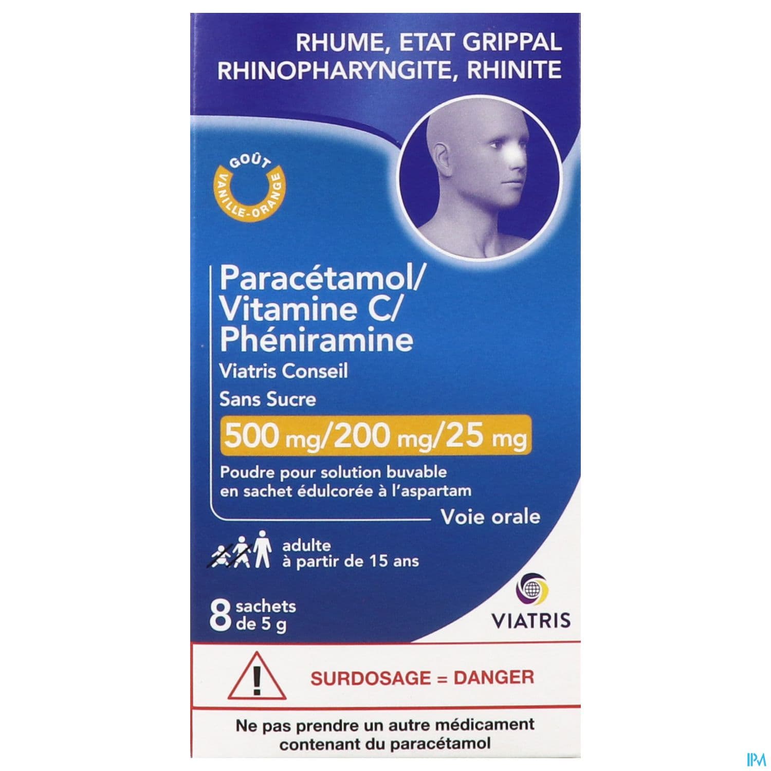 Paracetamol Vit C Pheniramine Viatris Cons Sans Sucre 8