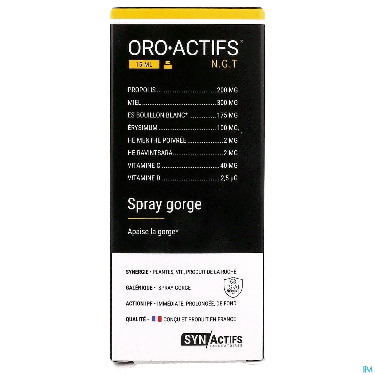 Synactifs Oro Actifs Spray Gorge 15ml
