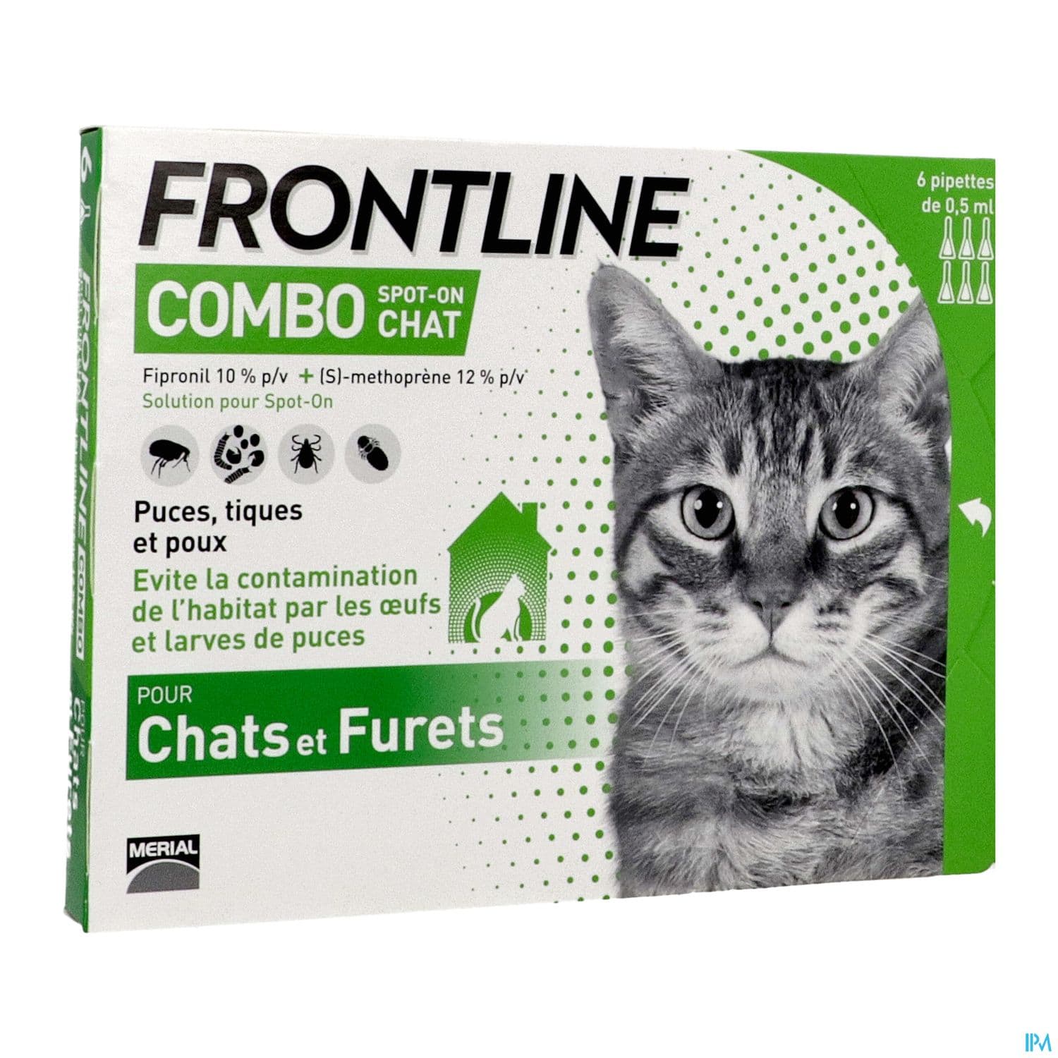 FRONTLINE COMBO CHAT PIPET 6 — Pharmacie Franklin ELSIE