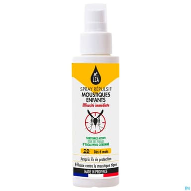 Lca Spray Repulsif Moustique Enfant 100ml
