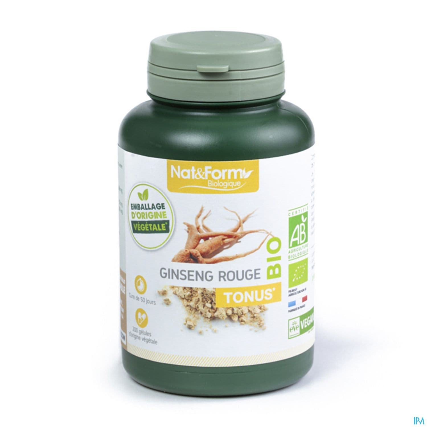 NAT&FORM BIO GINSENG GELVEG200