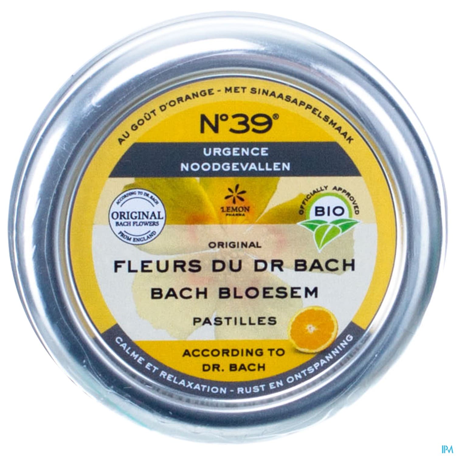 Lemon Pharma Fleur Bach 39 Urgence Pastille 45g