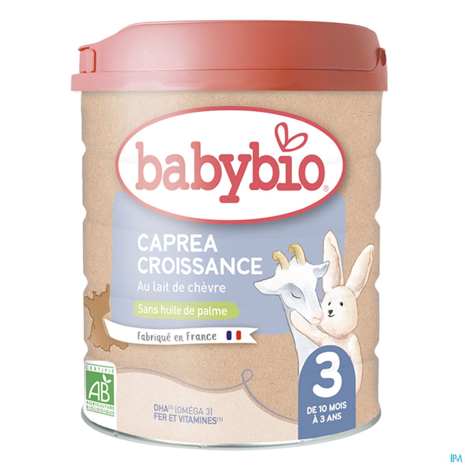BABYBIO 3AG CAPREA LAIT BIO 800G