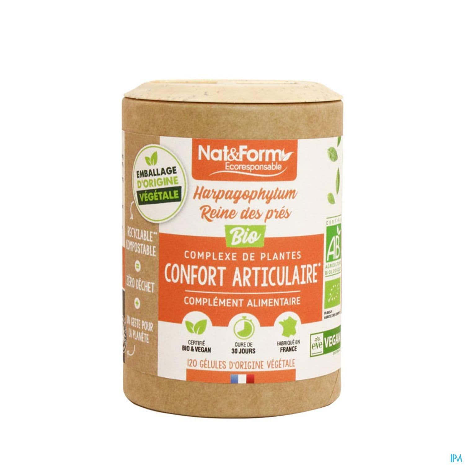 Nat Et Form Ecoresponsable Harpago Reine Des Pres Bio Gelule Vegetale 120