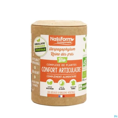 Nat Et Form Ecoresponsable Harpago Reine Des Pres Bio Gelule Vegetale 120