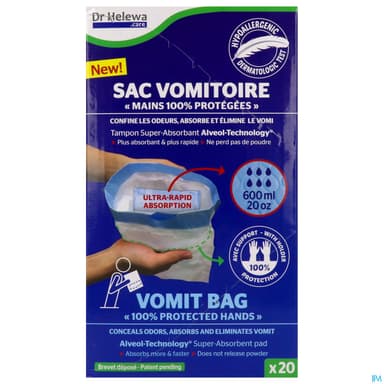 DR HELEWA SAC VOMITOIRE 600MLX20