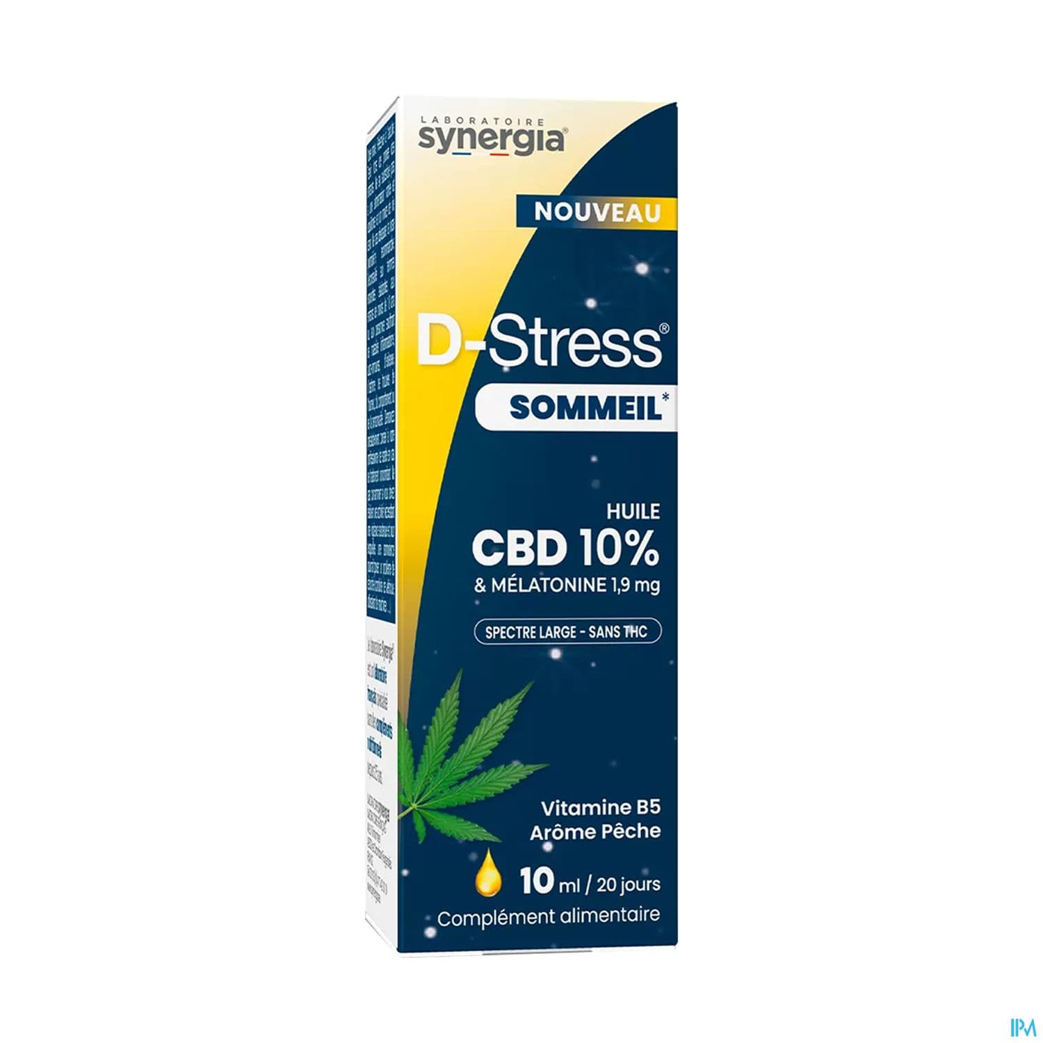 Synergia D Stress Sommeil Huile Cbd 10ml
