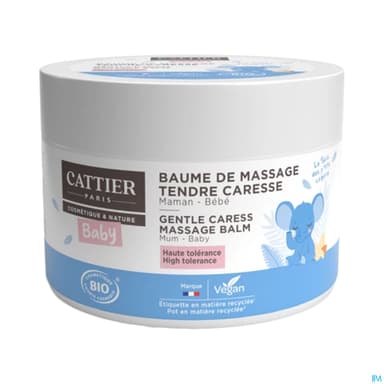 Cattier Bebe Baume De Massage Tendre Caresse Bio 100g