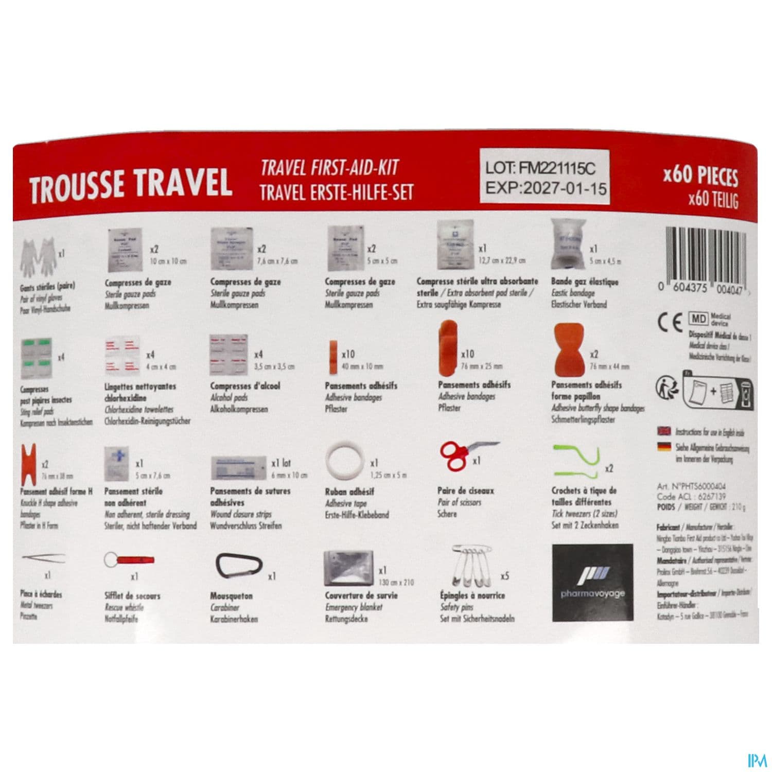 TR/SECOUR PHARMAV TRAVEL