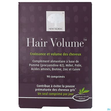 New Nordic Hair Volume Cheveux Comprime 90