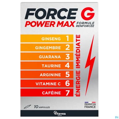 FORCE G POWER MAX 10ML AMP10
