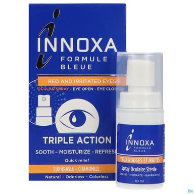 Innoxa Formule Bleu Spray Yeux Rouges Et Irrites 10ml