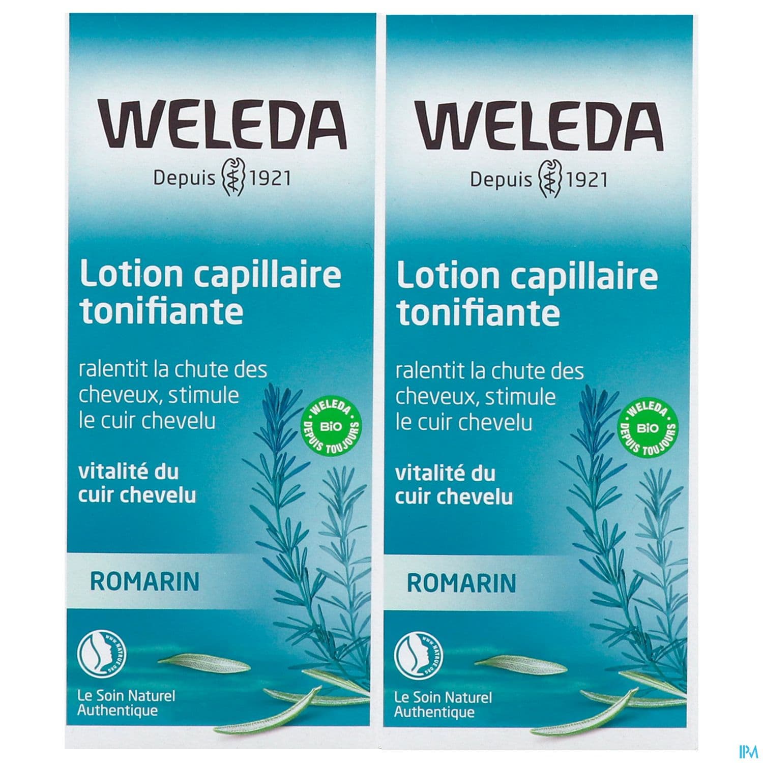 Weleda Romarin Lotion Tonifiante Capillaire 100ml X2
