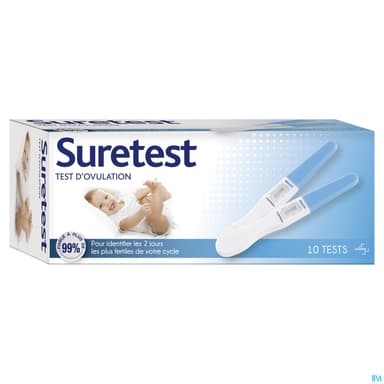 SURETEST TEST OVULATION 10