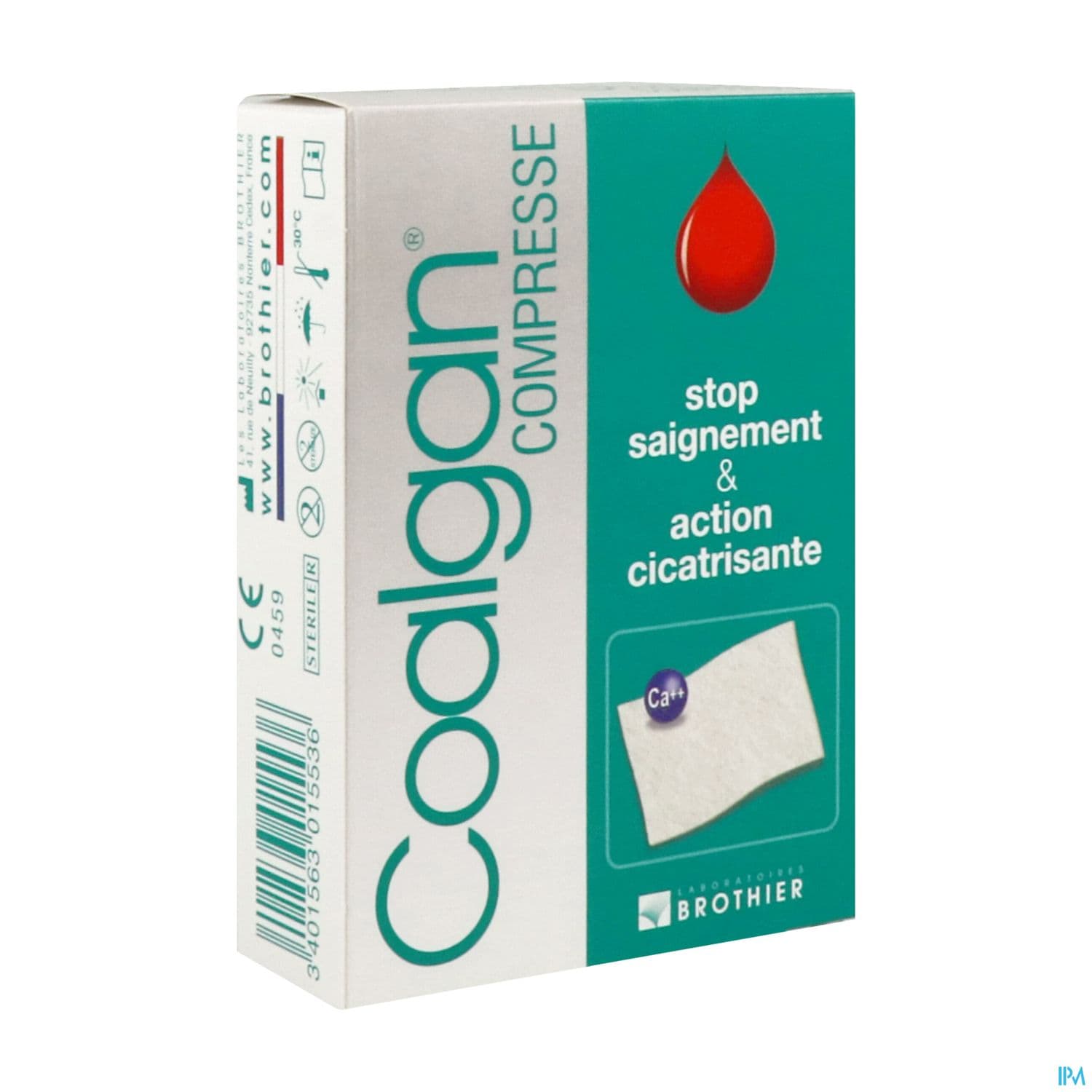 Coalgan Compresse Hemostatique 3cm X 5cm 5