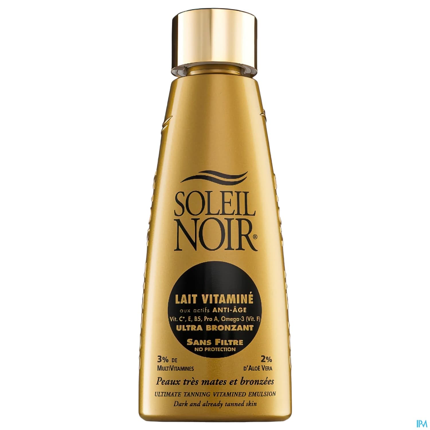 Soleil Noir Lait Vitamine Sans Filtre Ultra Bronzant 150ml