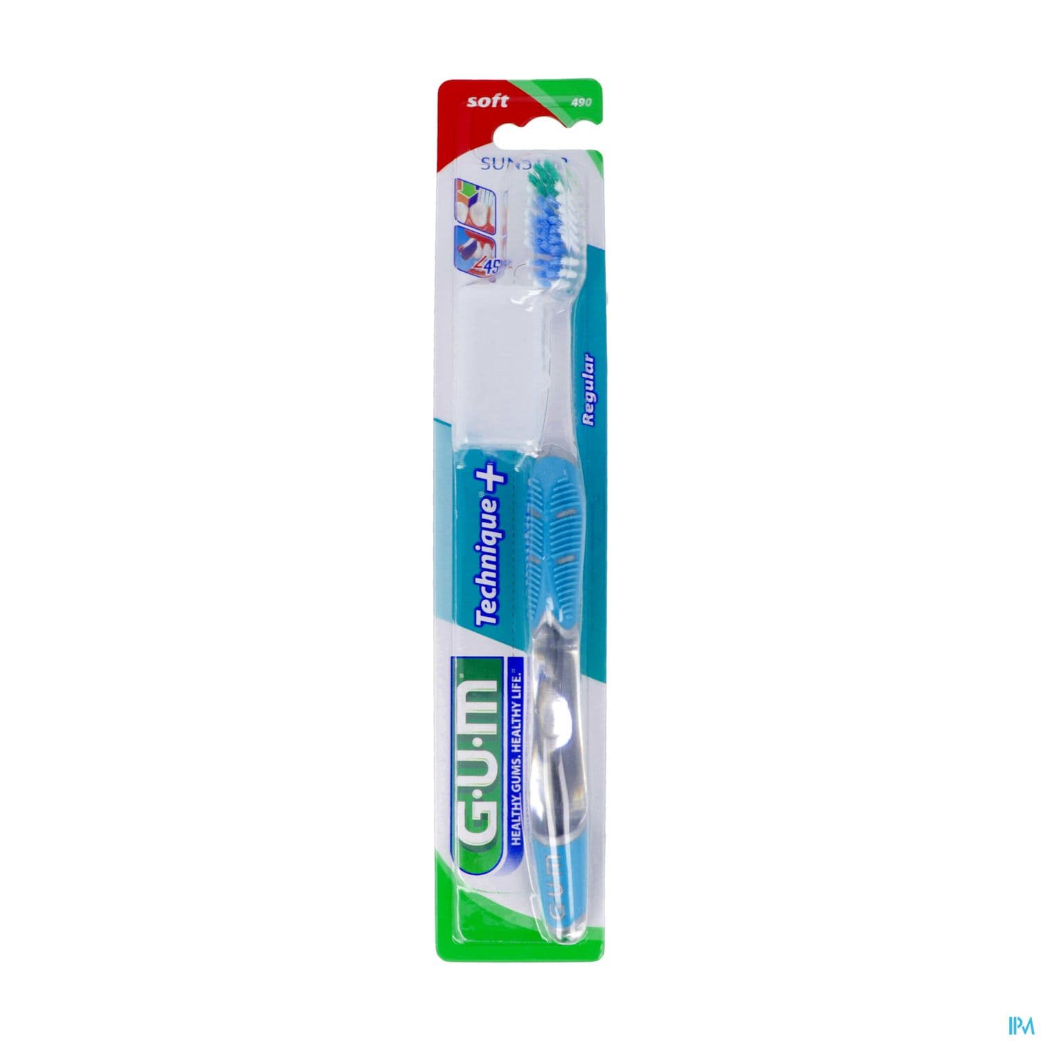 Gum technique+ brosse à dents souple normale (modèle 490)