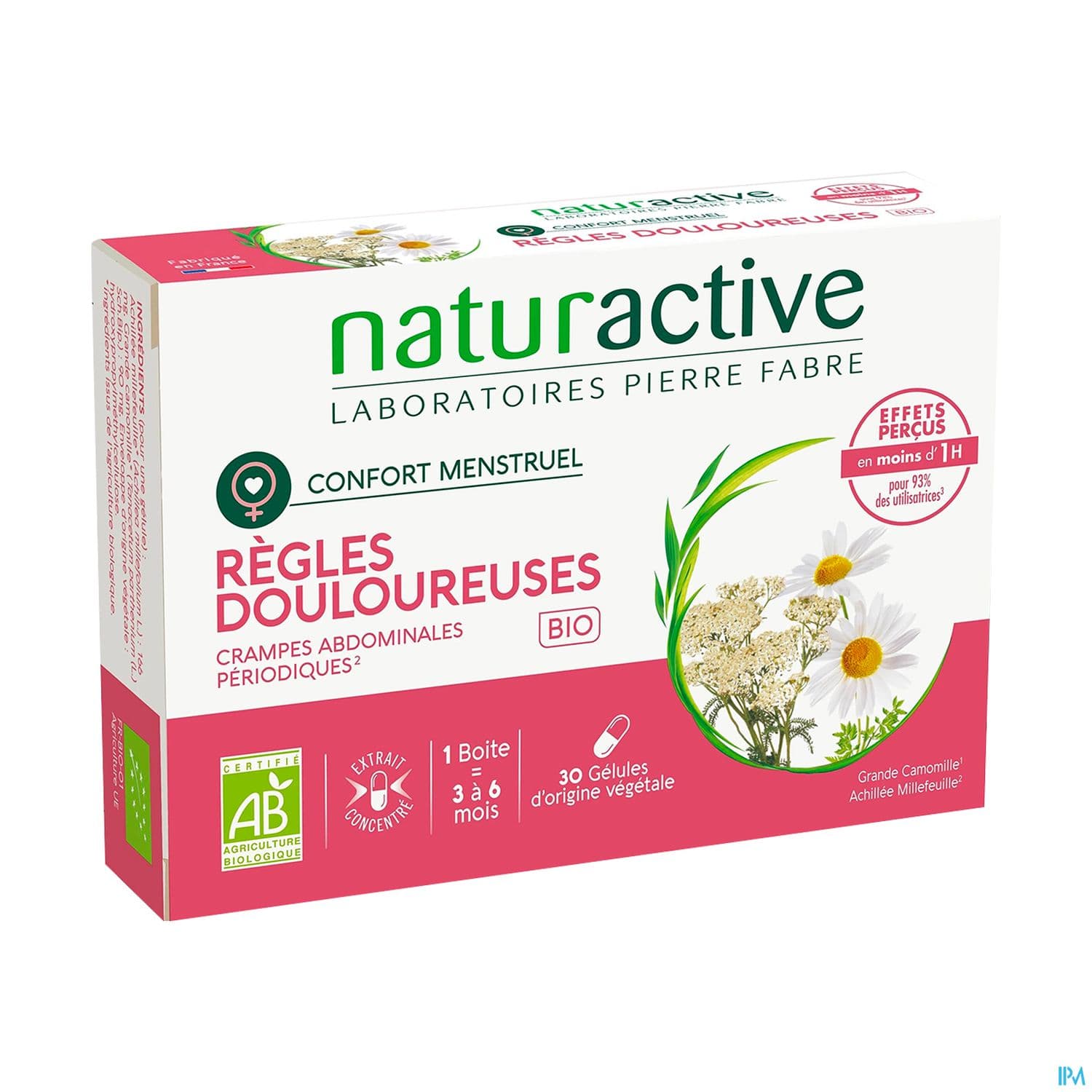 REGLES DOULOUREUSES NATURACTIV 10