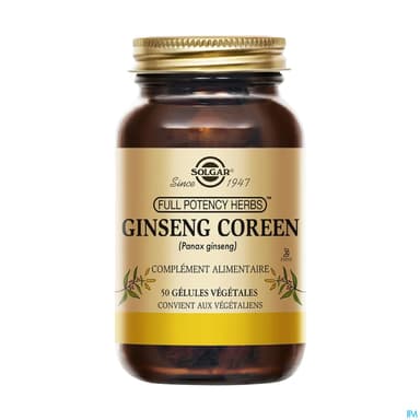 Solgar Full Potency Ginseng Coreen Gelule Vegetale 50