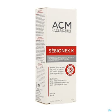 SEBIONEX K CR KERATOREGUL 40ML