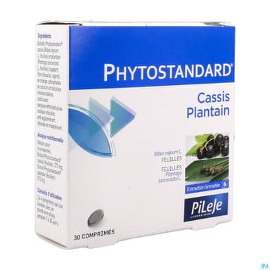 Pileje Phytostandard Cassis Plantain Comprime 30
