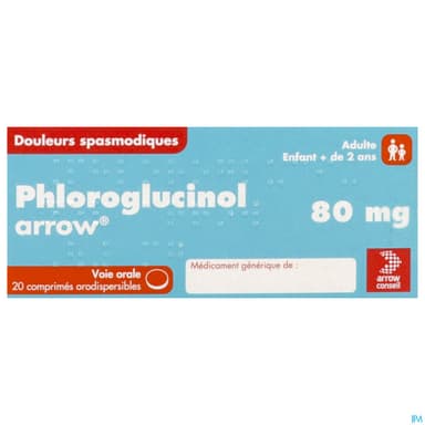 Phloroglucinol Arrow 80mg Comprime Orodispersible 20