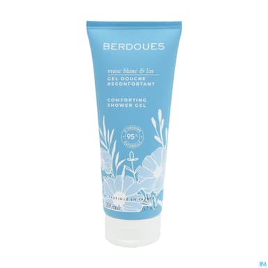 Berdoues Gel Douche Reconfortant Musc Blanc Lin 200ml