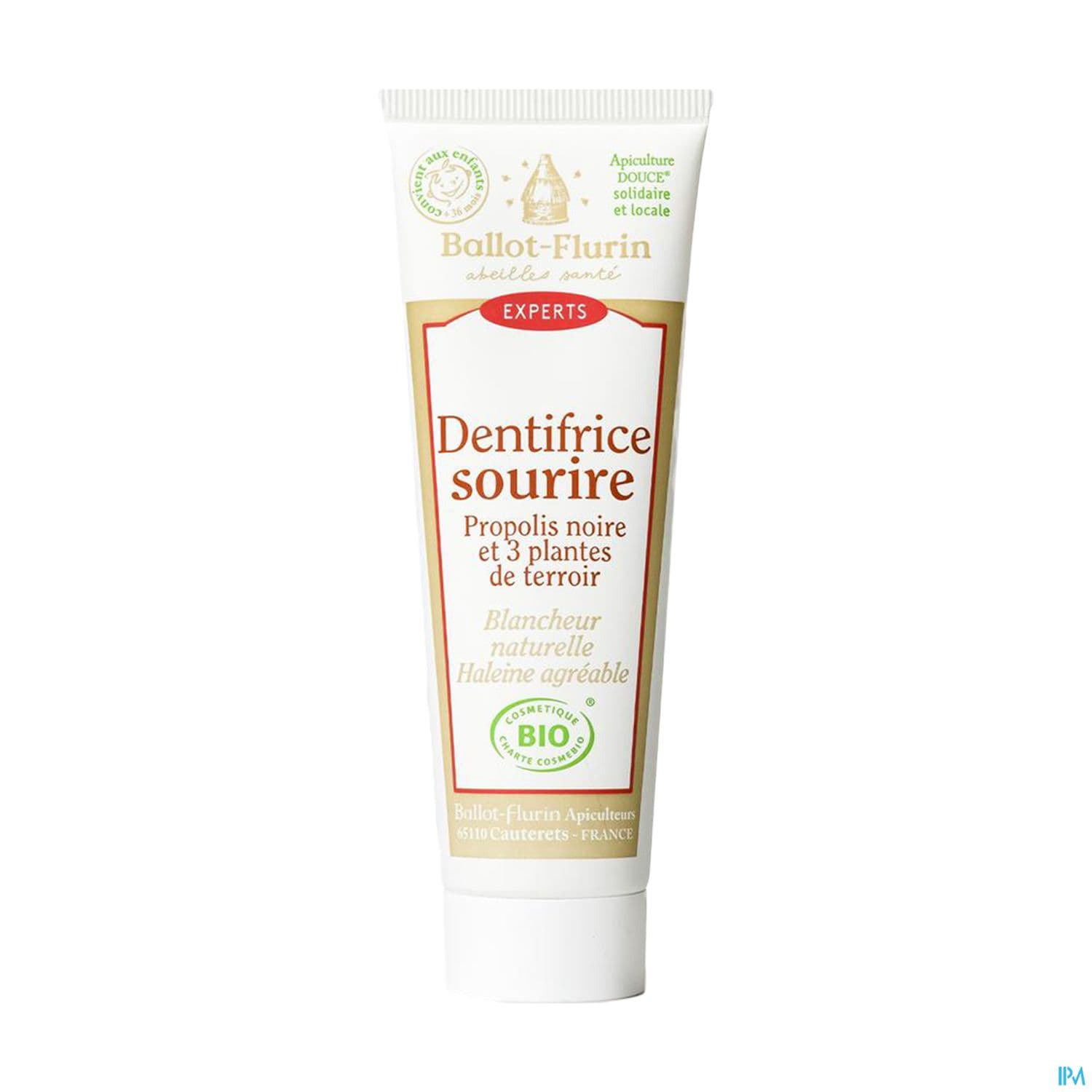 Ballot Flurin Dentifrice Sourire Blancheur 50ml