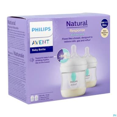 BIB AVENT NAT RESPONSE AC 125MLX2