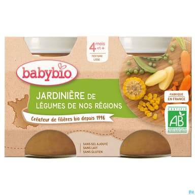 BABYBIO LEGUME 2X130G