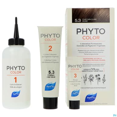 PHYTO COLOR 5,3 CHATAIN CLAIR DORE