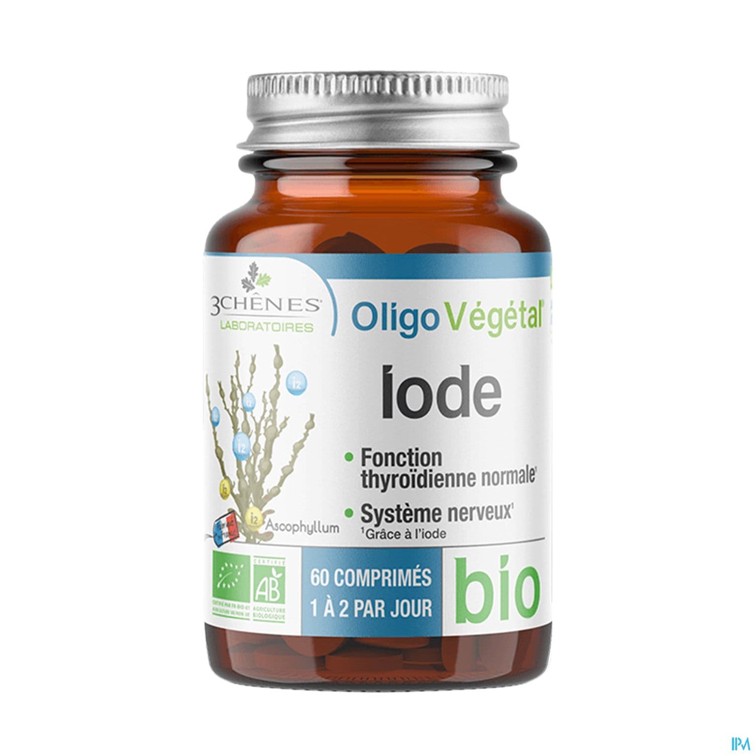 3 CHENES OLIGOVEG BIO IODE CPR60