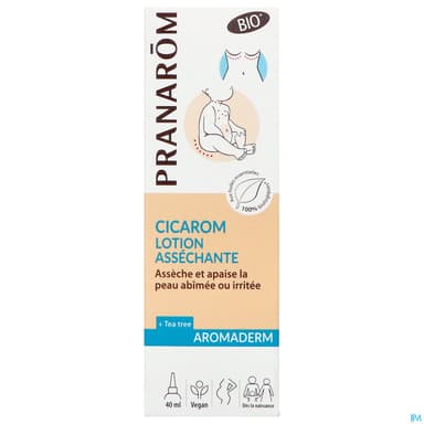 Pranarom Aromaderm Cicarom Lotion Assechante Bio 40ml