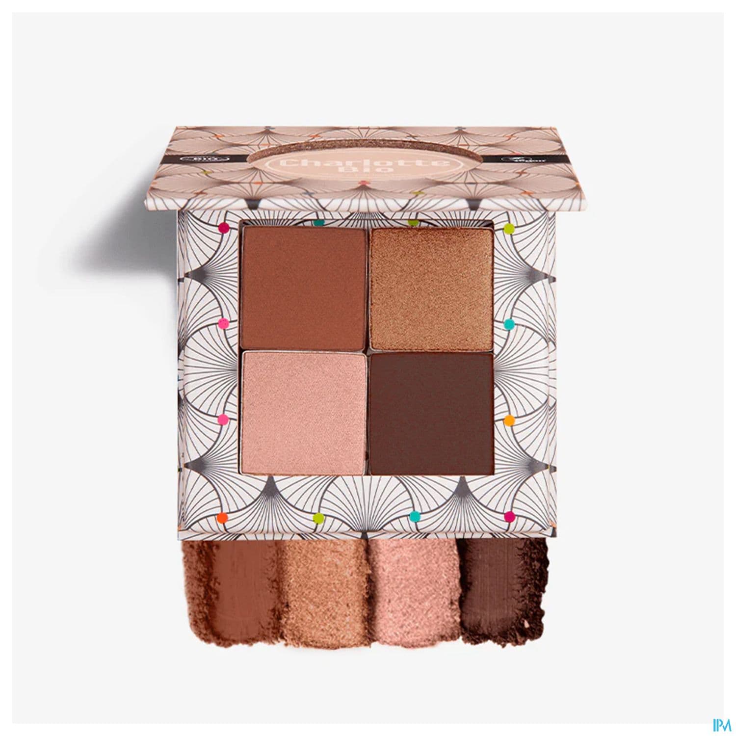 Charlotte Bio Palette Fard A Paupieres Nude Brun 1g4 X4