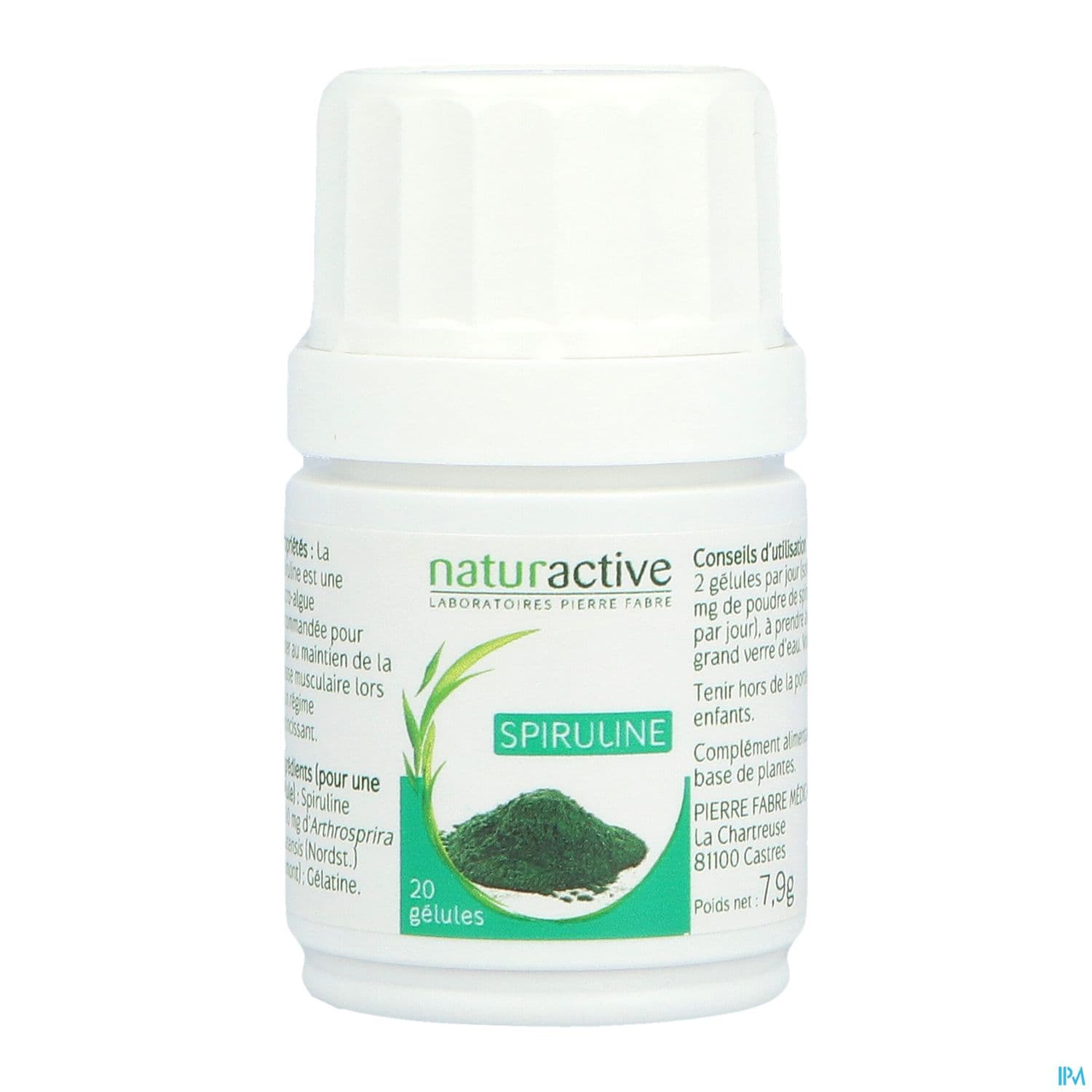 Naturactive Spiruline Gelule 20