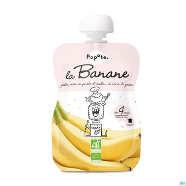 Popote Gourde Banane Bio 120g