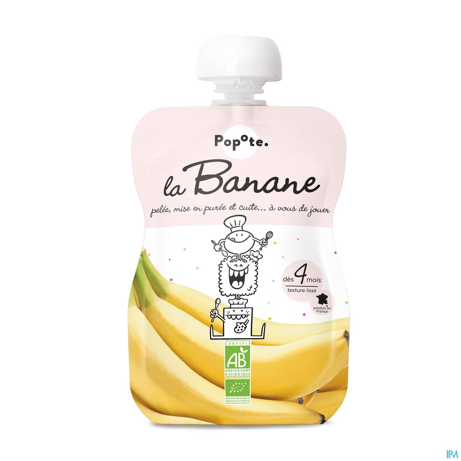 POPOTE COMPOTE BANANE 120G