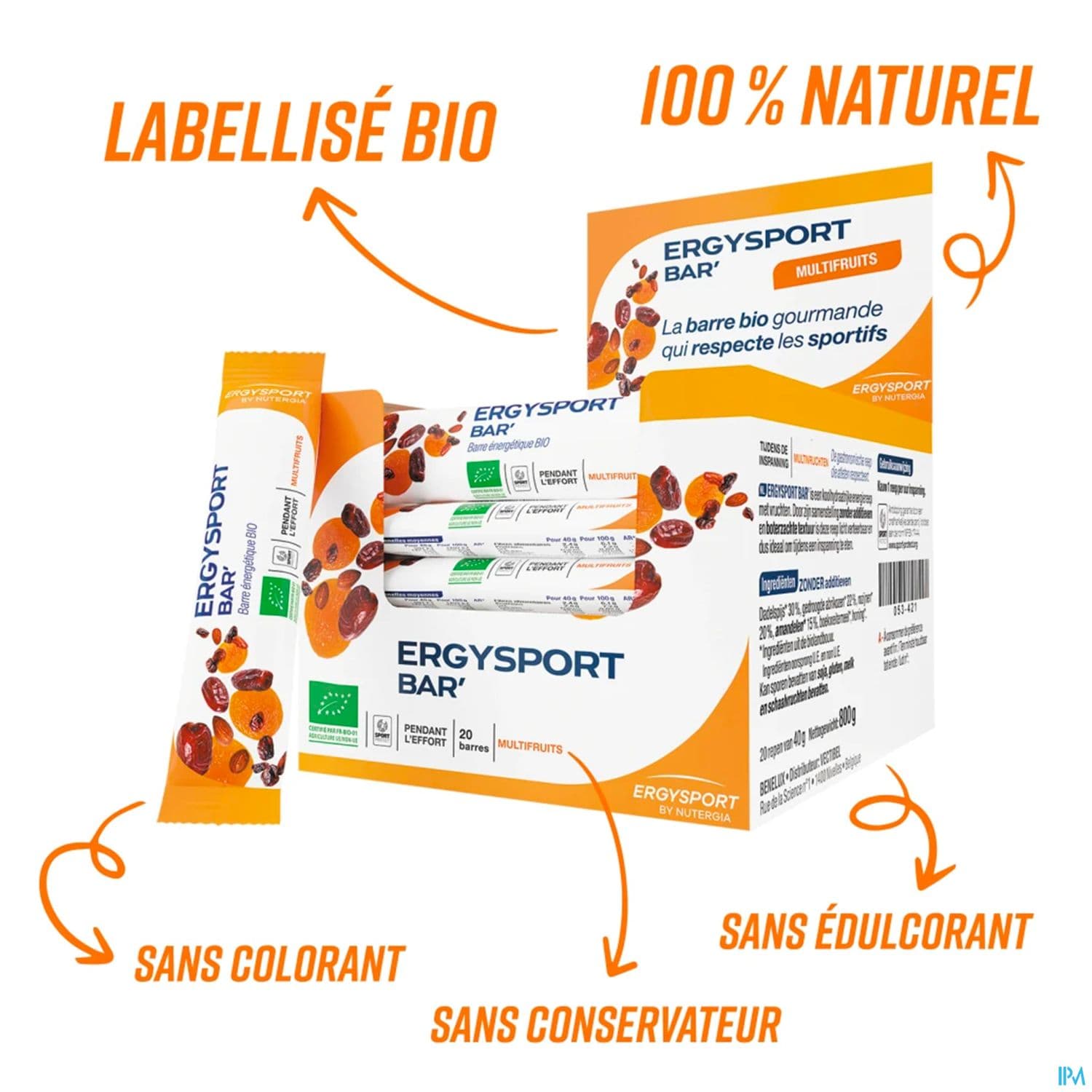 ERGYSPORT BAR' MULTIFRUIT 20