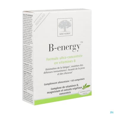 New Nordic B Energy Comprime 60