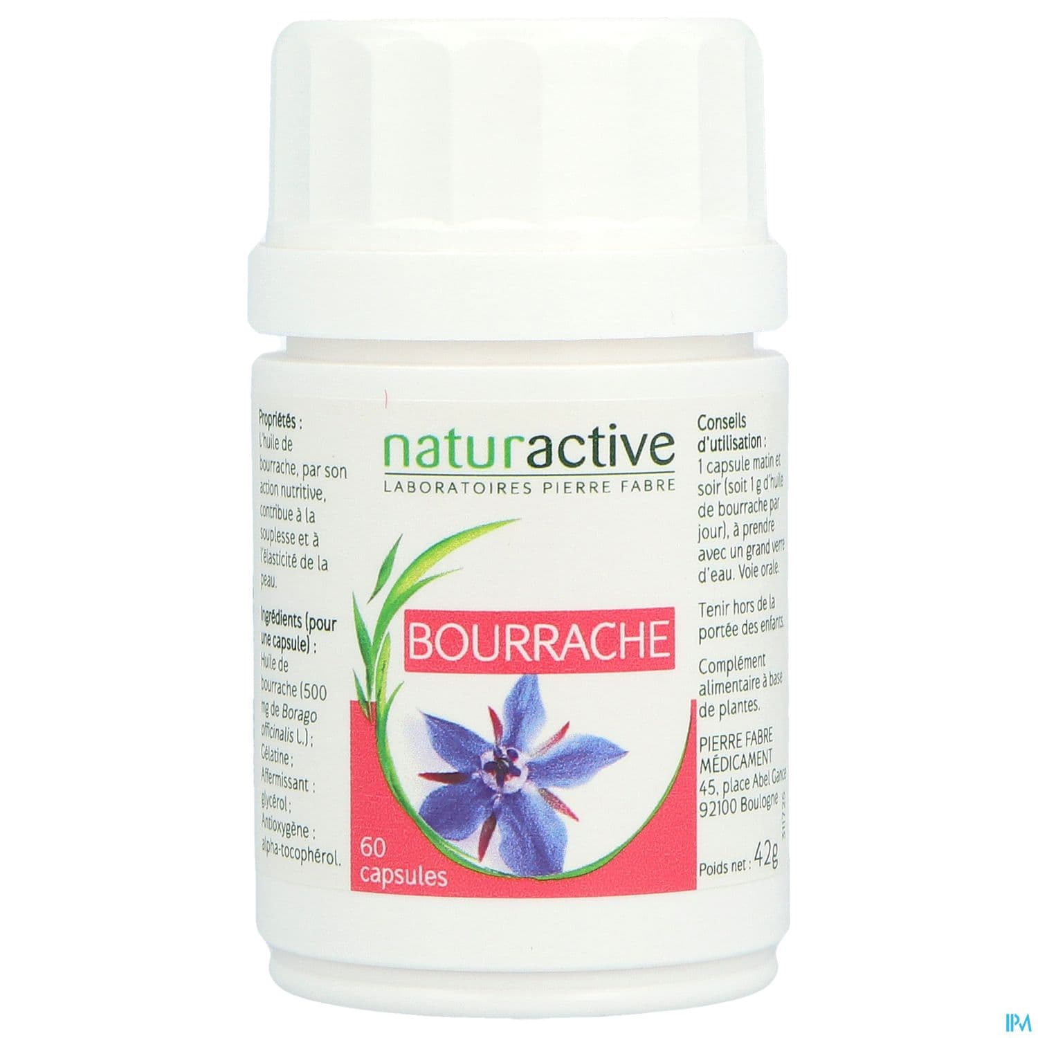 Naturactive Huile De Bourrache Capsule 60