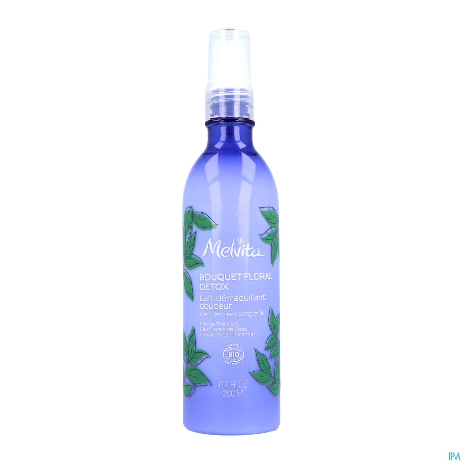 Melvita Bouquet Floral Detox Lait Demaquillant Douceur Bio 200ml