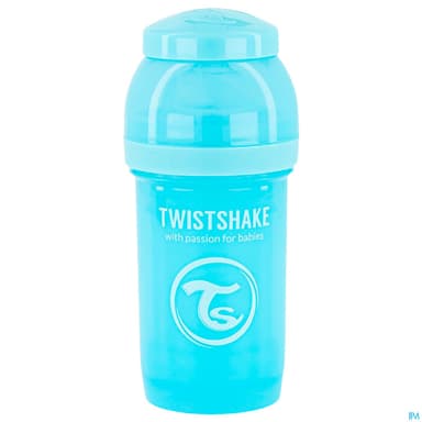 TWISTSHAKE BIB 180ML BLEU PAST 0M+