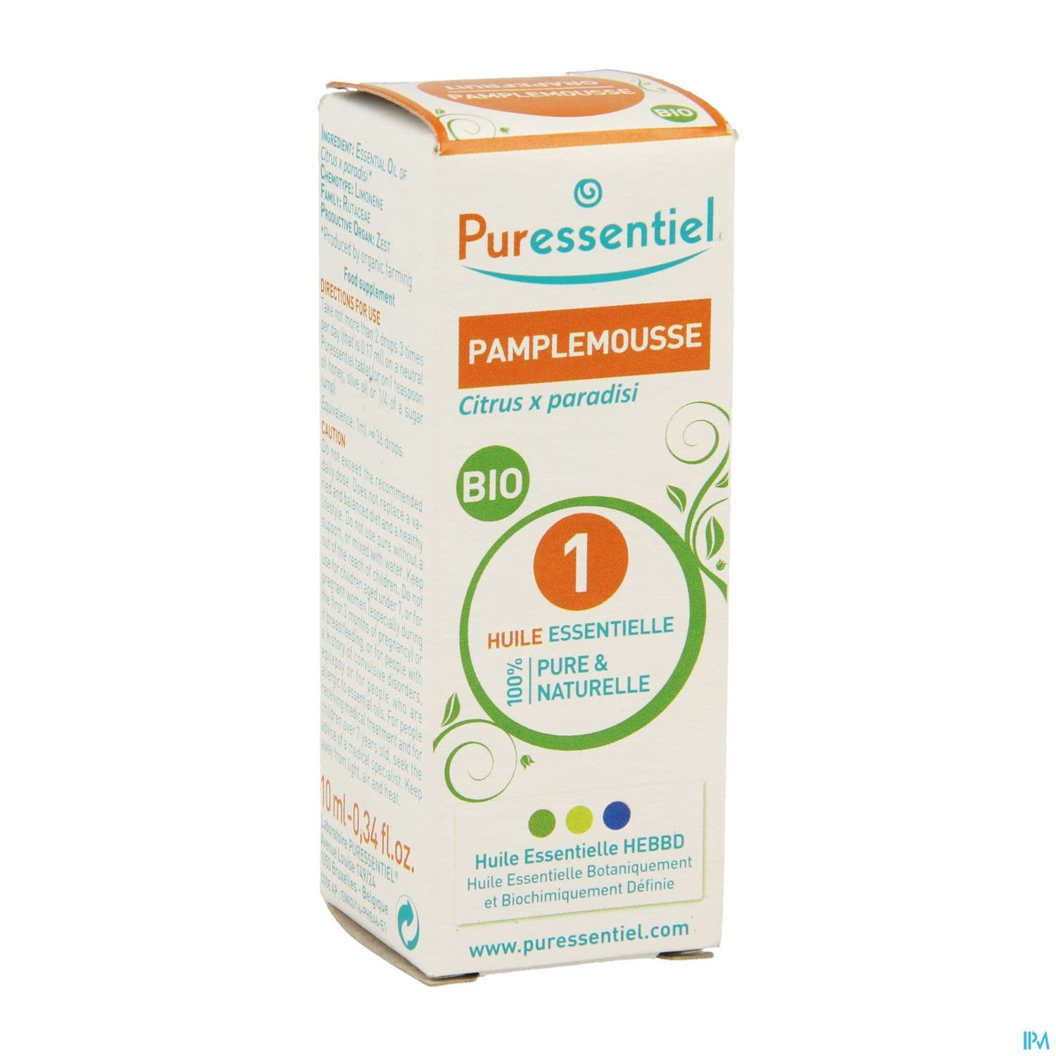 Puressentiel Huile Essentielle Pamplemousse Bio 10ml