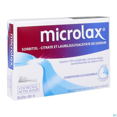 MICROLAX SORB S RECT UNIDOSE 4UNID-CAN/5ML