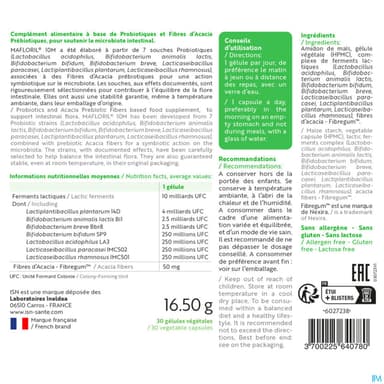 Ineldea Isn Mafloril 10m Soutient La Flore Intestinale Gelule 30