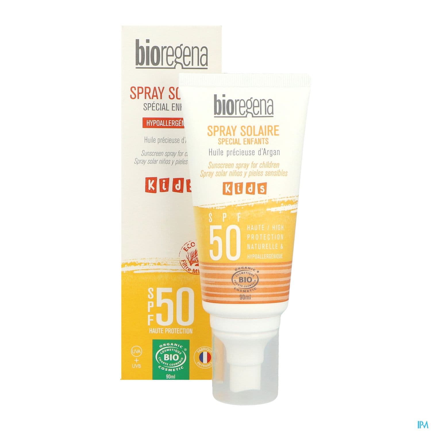 Bioregena Spray Solaire Spf50 Kids Bio 90ml