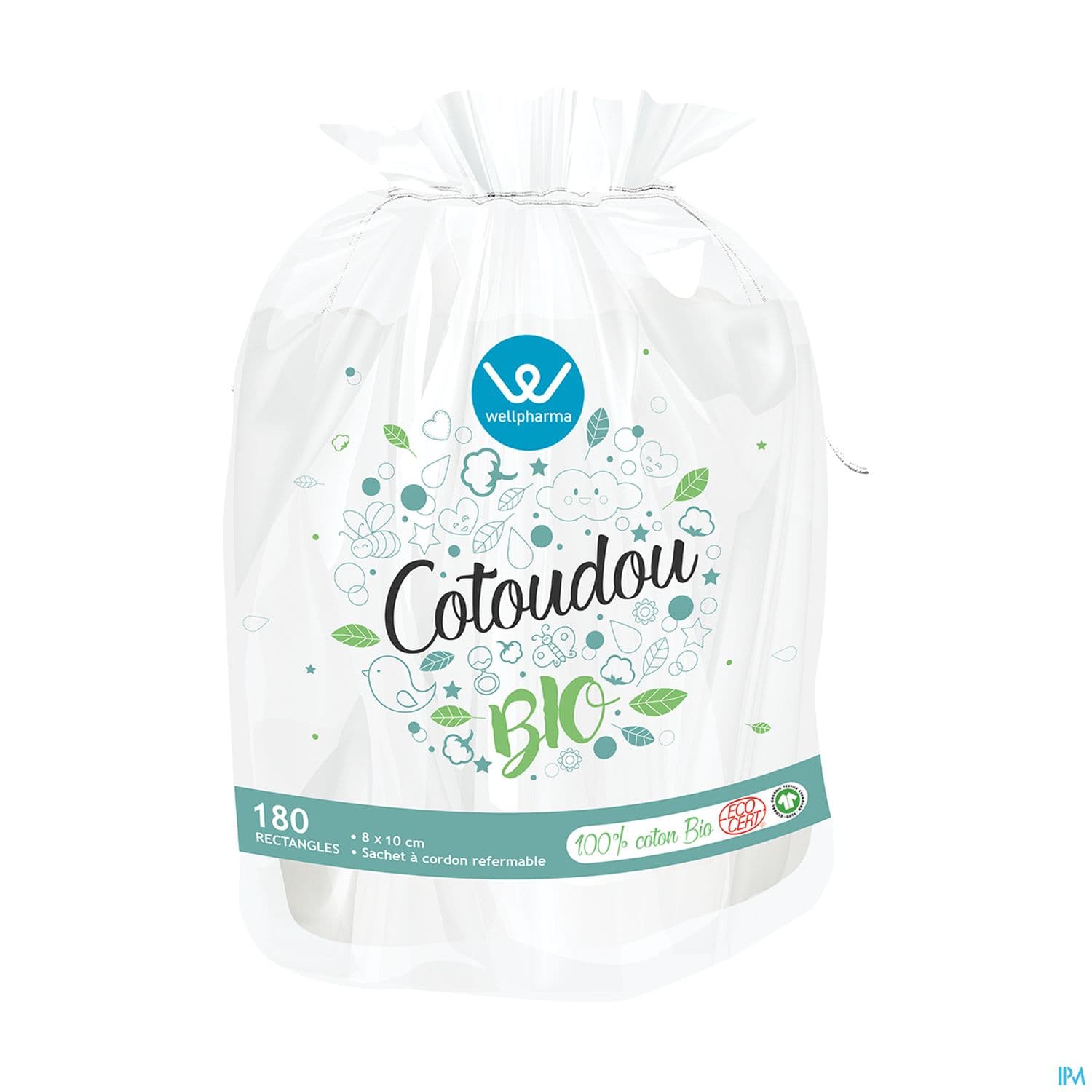 WELLPHARMA COTOUDOU BIO 7X10CM