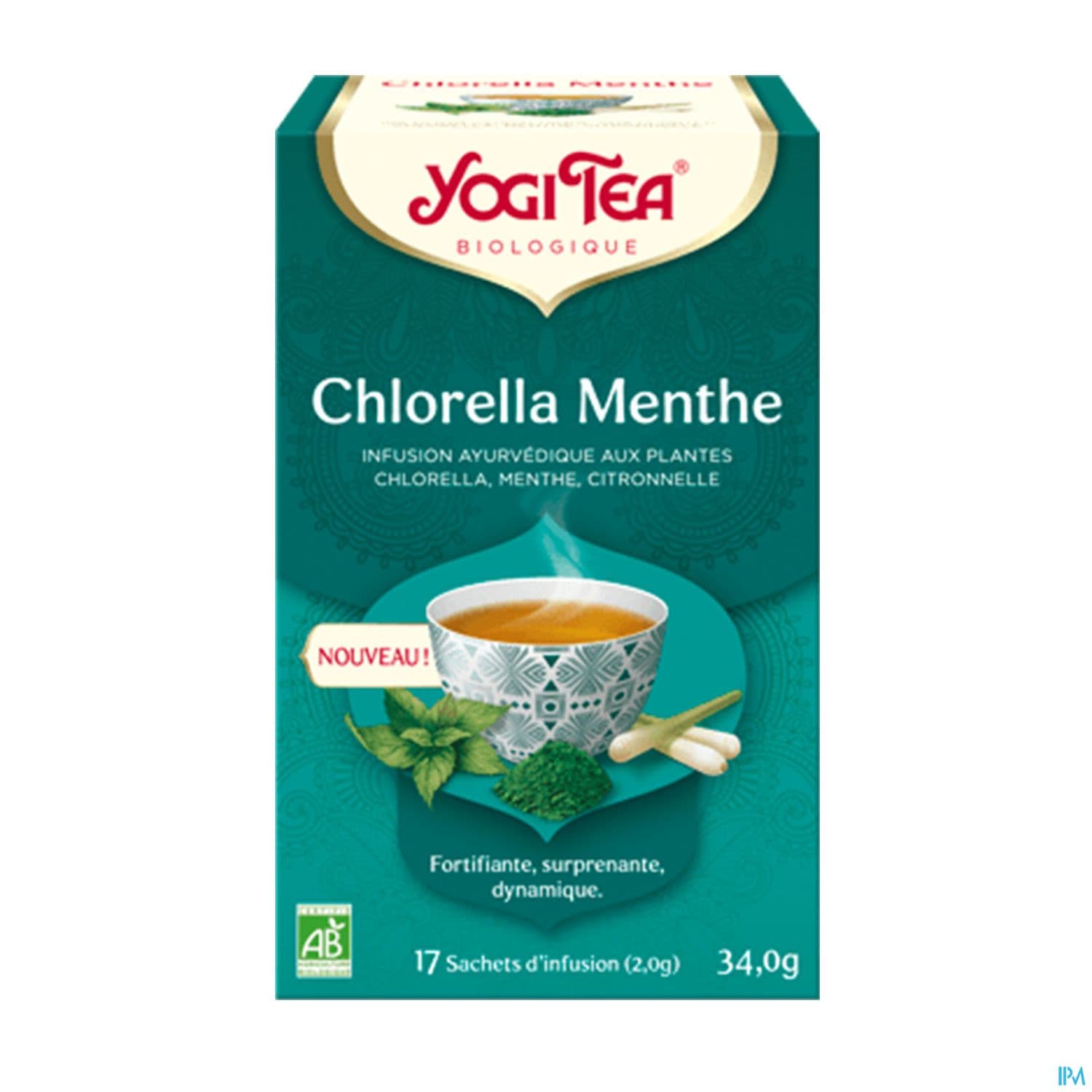 Yogi Tea Chlorella Menthe Bio Infusette 2g 17